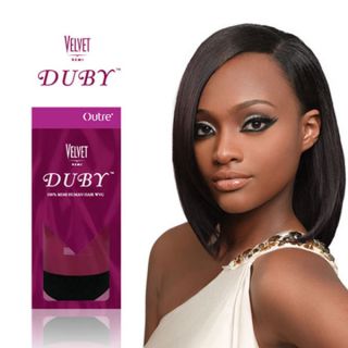 Outre Velvet Remi 100% Human Hair Yaki Remy Weave Extension 10 12 14 