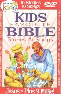   Kids DVD Kids Favorite Bible Stores Songs Jesus Prayer Childrens Video