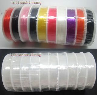   Mixed color&White Strong Stretch Elastic Line Beading String,φ0.8mm