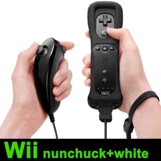 NEW Built in Motion Plus Remote and Nunchuck Controller for Nintendo 