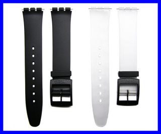 16mm Soft Resin Replacement Watch Band Strap fits Swatch Skin