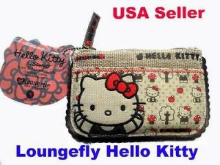 Loungefly Sanrio Hello Kitty Mushroom & Apple coin bag Purse HKWS003