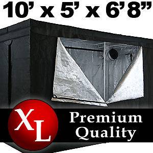 118 x 60 x 79 Hydroponics Mylar Grow Room Tent Box Hut 10 x 5 x 6 