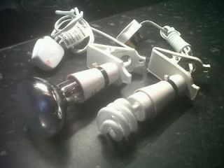 10.0 uvb/uvb reptile light/lamp/bulb kit & fittingsterrapin/turtle 