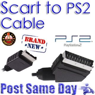Scart RGB Sony Playstation PS2 PS3 HD Audio Video AV Cable Lead 1M 1 