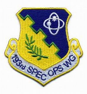 USAF Patch 193rd Special Ops Wing,Harrisburgh,PA(C)