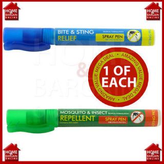 MOSQUITO INSECT REPELLENT DEET BITE STING RELIEF SPRAY PENS   TRAVEL 