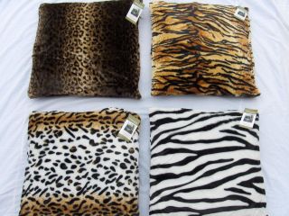 Fur Soft Fluffy CAR SEAT COVERS 11 Piece Set Superior Pink Zebra Tiger 