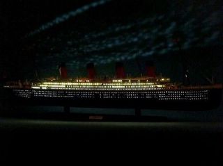 RMS Titanic 40 Model w/LED Lights, 1 of 10 Ever Made, Fully Assembled 