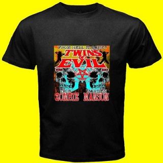 Marilyn Manson & Rob Zombie Twins of Evil Tour New Tee T  Shirt S M L 