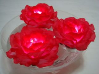 LED Floating Rose Wedding Centerpieces Decoration R/W