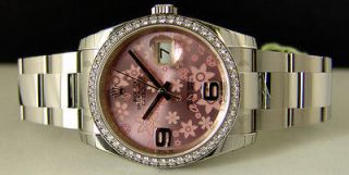 WATCH CHEST® Rolex Lady Datejust Floral Diamond 116244