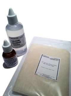 Mini Kit 5  Choice of Rennet 1oz, Cheese Cloth, Calcium Chloride