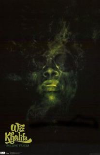 Wiz Khalifa Smoke Face Rolling Papers 24x34 Poster