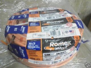 Romex 6/3 With Ground Electrical Wire 50ft . NEW