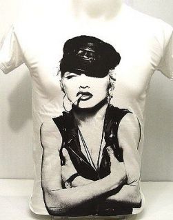 MADONNA 80s Pop Star Icon Vintage Punk Rock T Shirt S