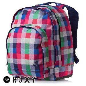 Roxy Hurry Womens Backpack   Fancy Plaid