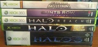 Halo 1, 3 Collectors, Reach, Saints Row 3 & Star Wars Battlefront Free 