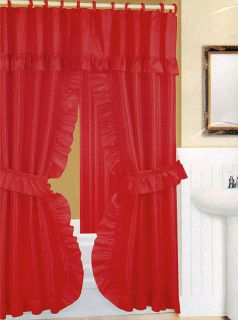 double swag shower curtain in Shower Curtains