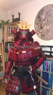 Wow!Best Price!Art Japanese Samurai suit of red Armor