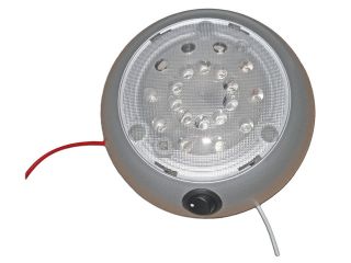   ROUND CEILING LIGHT, DOME INTERIOR LIGHT FOR BOAT AND RV  FIVE OCEANS