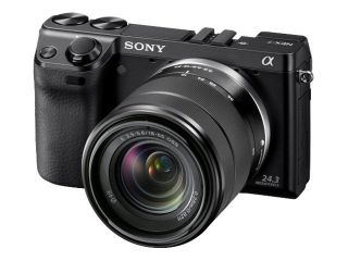 Black Sony Nex 7 Digital Camera Kit w/ 18 55mm, GREAT condition 