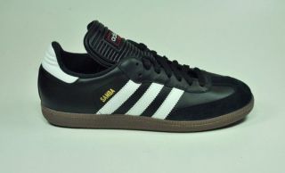 ADIDAS Samba Classic Indoor Soccer Futbol Shoes Black White Men Size 