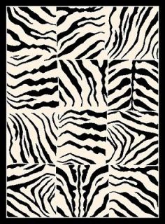 zebra print rug in Area Rugs
