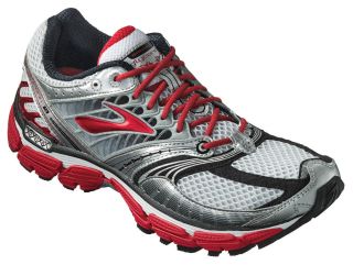Mens Running Shoes Brooks Glycerin 9 Bright Red Black Silver Athletic 