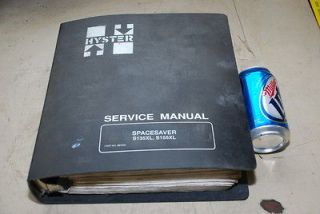 Hyster Service Manual Forklift Spacesaver S135XL S155XL INV4087