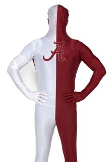 Alabama Crimson Tide Second Skin Invisible Man Bodysuit Costume