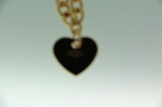 Edforce Gold tone Stainless Steel Heart Bracelet