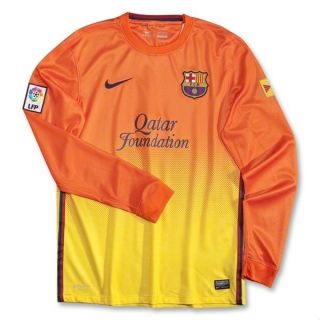 Nike Official Andres Iniesta #8 FC Barcelona FCB Away Jersey Long 