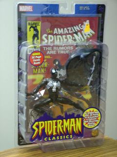 Spider Man Classics    with comic, BLACK costume and Venom, 2000
