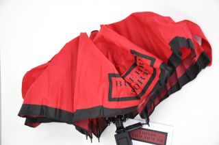BNWT Burberry sport Unisex compact red umbrella