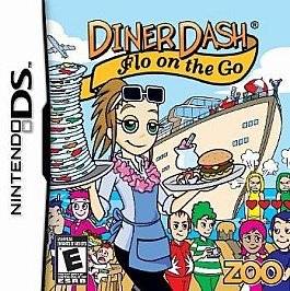   DS 2 Game Lot Diner Dash Flo on the Go & Diner Dash Sizzle & Serve