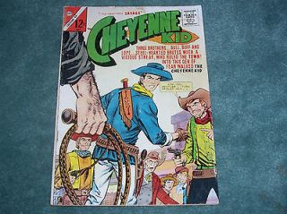 Vintage Charlton Comic: the brothers Savage CHEYENNE KID Issue No 