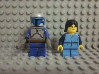 Lego Star Wars Minifigures Jango Fett & Boba Fett 7153 Slave I VERY 