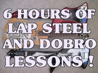 Hours Of Dobro & Lap Steel Guitar Lessons On 1 Disc 