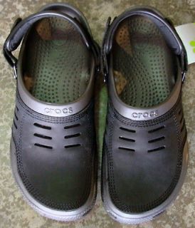 Crocs Yukon Sports Mens Sandals   Graphite/Black   M12