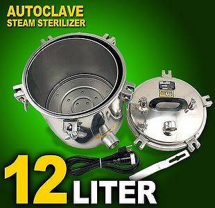 New MTN Gearsmith Commercial Steam Autoclave Sterilizer 12L Tattoo 