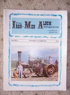 Sep Oct 1980 Iron Men Album Magazine Steam Engine 1909 Old Case 