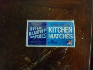 Ohio Blue Tip strike on box matches. new in box 250 ct