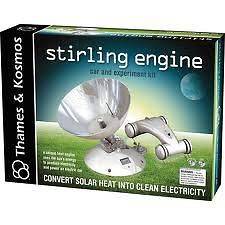 NEW Thames and Kosmos Stirling Engine Car Experiment Kit Solar Heat 