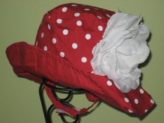 NEW Girls Toddlers Cotton Sun Hats Caps Bonnets Polka Dots Flowers 