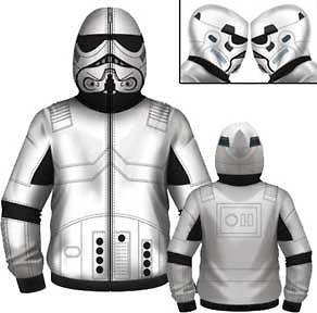   Premium Stormtrooper Zipup Hoodie Sweatshirt S M L XL XXL NEW Costume