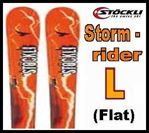 08 09 Stockli Stormrider L Skis 178cm (Flat) NEW 