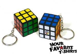 Rubiks Cube Stress Ball Licensed Key Chain