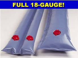 Swimming Pool Winter Cover 10 ft Double Water Tubes 5 Pack