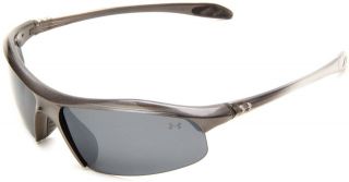 Under Armour Zone Half Rim Sunglasses   Graphite Frame  Grey 